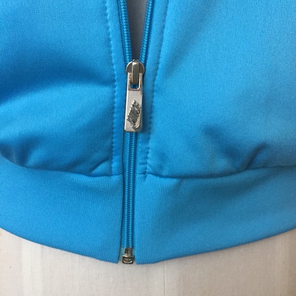 EUC Vintage Woman’s Nike Zip Jacket, Blue, Sz L - Picture 6 of 12